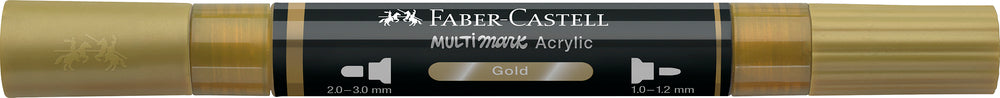 Multimarker Akryl Faber Castell SP 250 Gold m. 2 spids