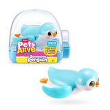 Pets alive swimming penguin ass