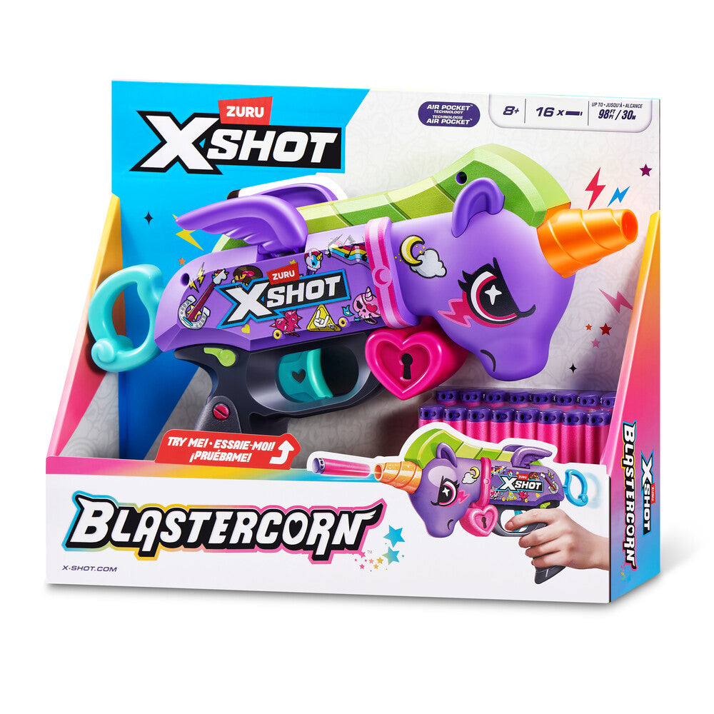 Xshot purple blastercorn med 16 darts