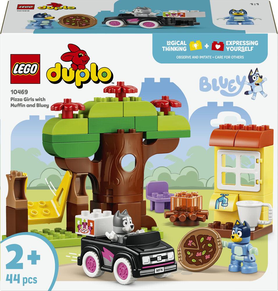 LEGO DUPLO Bluey 10469 Pizza-piger med Muffin og Bluey