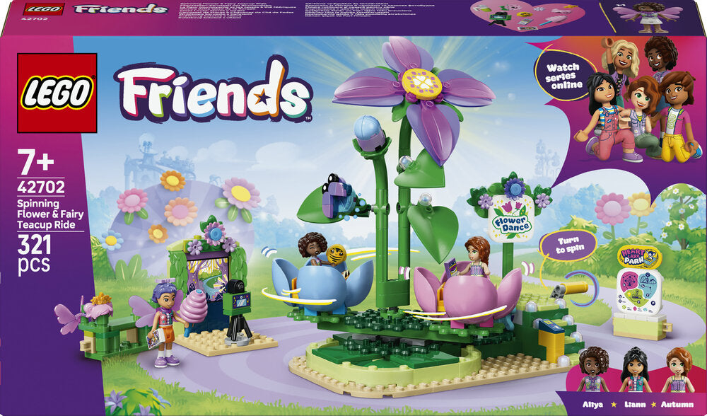 LEGO Friends 42702 Tekop-karrusel med blomster og feer