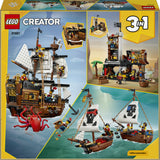LEGO Creator 31387 Ikonisk piratskib