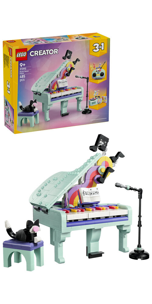 LEGO Creator 31392 Musikpynt: Klaver med kat