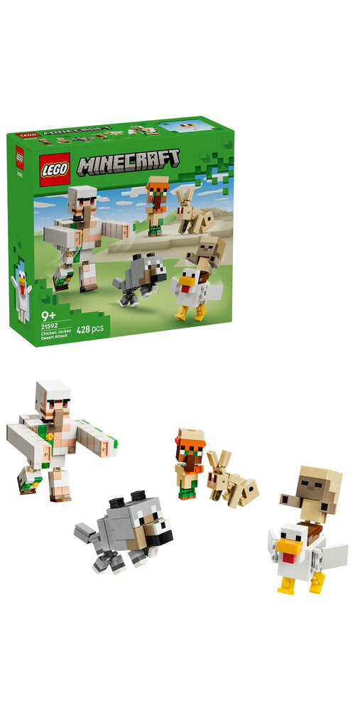 LEGO Minecraft 21592 Hønsejockey-ørkenangreb