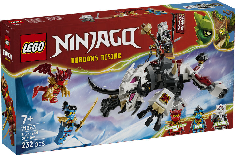 LEGO Ninjago 71863 Zilvar og dragebæstet Grimtak