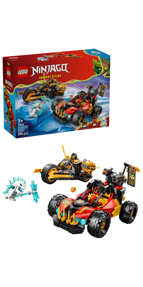 LEGO Ninjago 71864 Kai og Coles kombi-køretøjer