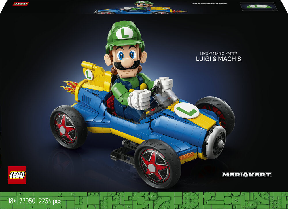 LEGO Super Mario 72050 Mario Kart™ – Luigi og Mach 8