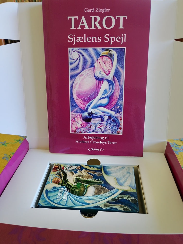 D2 Tarot Sjælens Spejl SÆT Dansk Bog + Engelske kort
