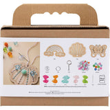 Broderi træfigurer Mini DIY Kit ass. Motiver