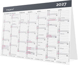 Bordkalender 2027 stående 2x7 mdr Mayland 21 x 14,8 cm