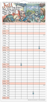 Familiekalender 2027 Otto Dickmeiss m/illu 6 kol Mayland
