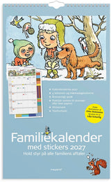 Familiekalender 2027 Otto Dickmeiss A3 m/illu 4 kol Mayland