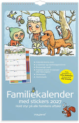 Familiekalender 2027 Otto Dickmeiss A3 m/illu 5 kol Mayland