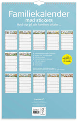 Familiekalender 2027 Otto Dickmeiss A3 m/illu 5 kol Mayland