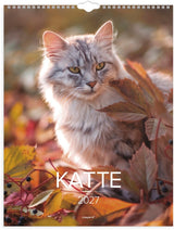 Vægkalender 2027 katte Mayland 29,5 x 39 cm