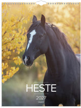 Vægkalender 2027 heste Mayland 29,5 x 39 cm