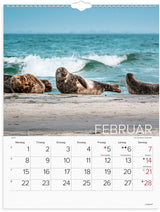 Vægkalender 2027 verdens dyr Mayland højformat 39 x 29,5 cm