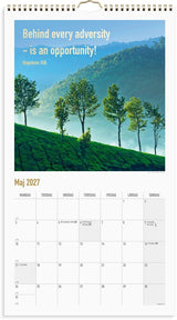 Vægkalender 2027 dream & do Mayland 25 x 45 cm