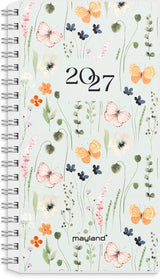 Week planner 2027 uge m/4 illu Mayland højformat 9,5x16,8cm