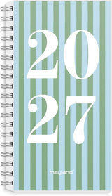 Week planner 2027 uge m/4 illu Mayland højformat 9,5x16,8cm