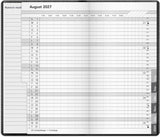 Kalender basic 2027 måned pp sort Mayland 8,8 x 16,6 cm