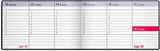 Bordkalender mini 2027 vinyl sort Mayland 29,6 x 9 cm