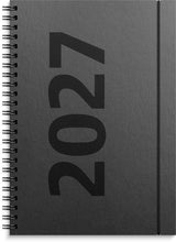 Spiralkalender 2027 uge A5 matsort Mayland 14,8 x 21 cm