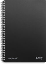 Spiralkalender 2027 2 dage pp sort Mayland 11,7 x 17,1 cm