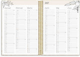 Life planner 2027 bloom uge A5 Mayland