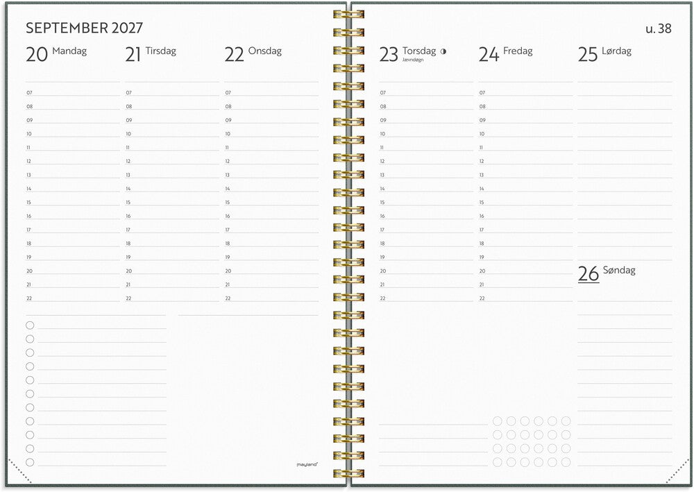 Life planner 2027 do more uge A5 Mayland 14,8 x 21 cm