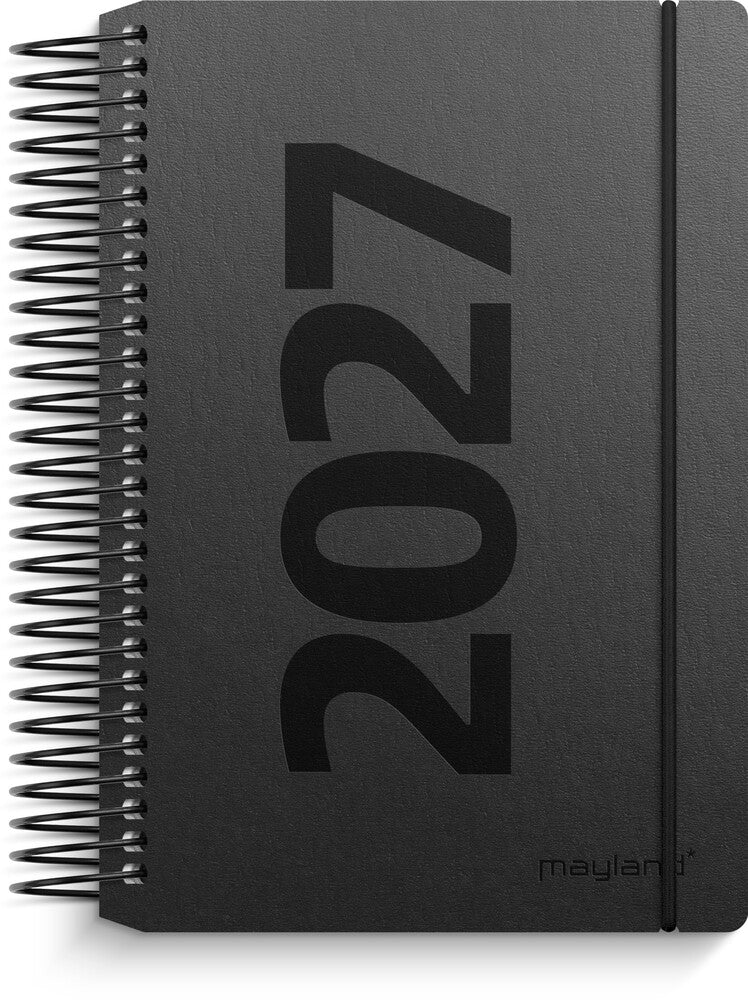Spiralkalender mini 2027 dag matsort Mayland 8 x 12,6 cm