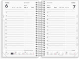 Spiralkalender mini 2027 dag m/4 illu Mayland 8 x 12,6 cm