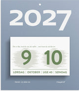 Afrivningskalender 2027 humør Mayland 10 x 7 cm blokformat