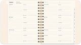 Kalender 2027 life planner delicate flowers Mayland engelsk
