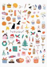 Kalender 2027 life planner delicate flowers Mayland engelsk