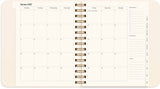 Kalender 2027 life planner delicate flowers Mayland engelsk