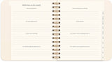 Kalender 2027 life planner delicate flowers Mayland engelsk
