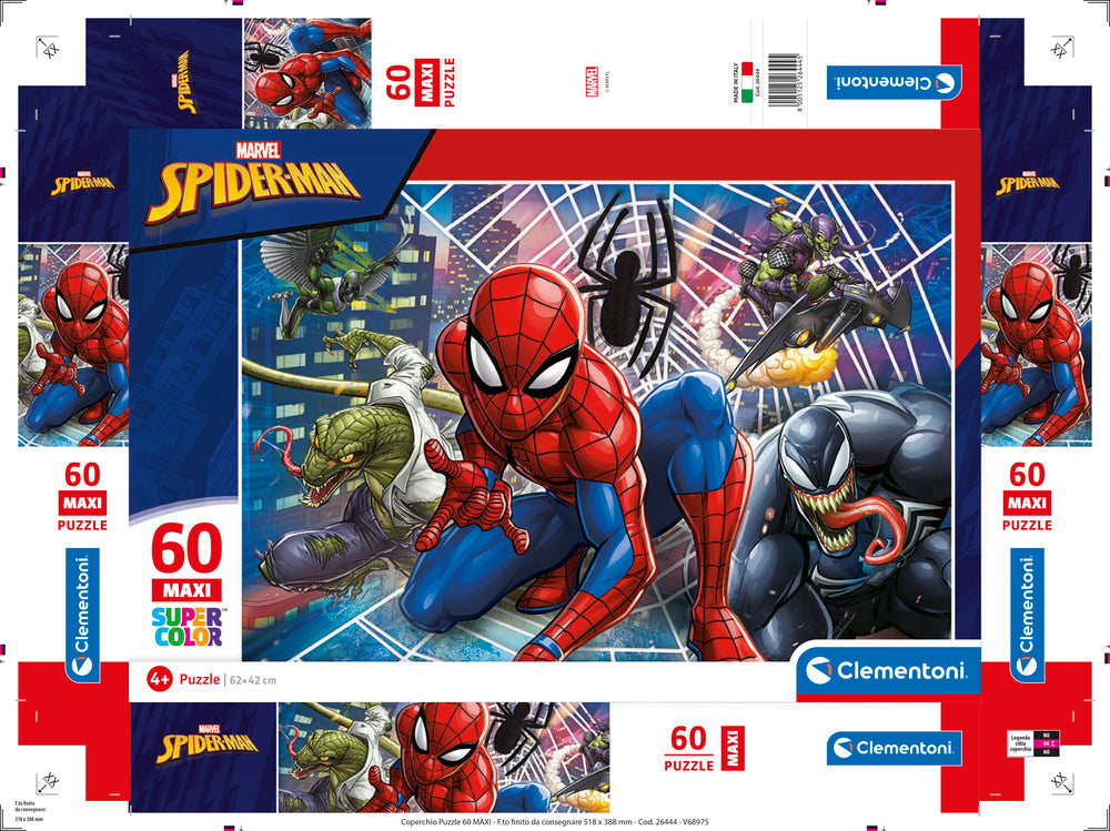 Puslespil Maxi Spider-Man 60 brikker