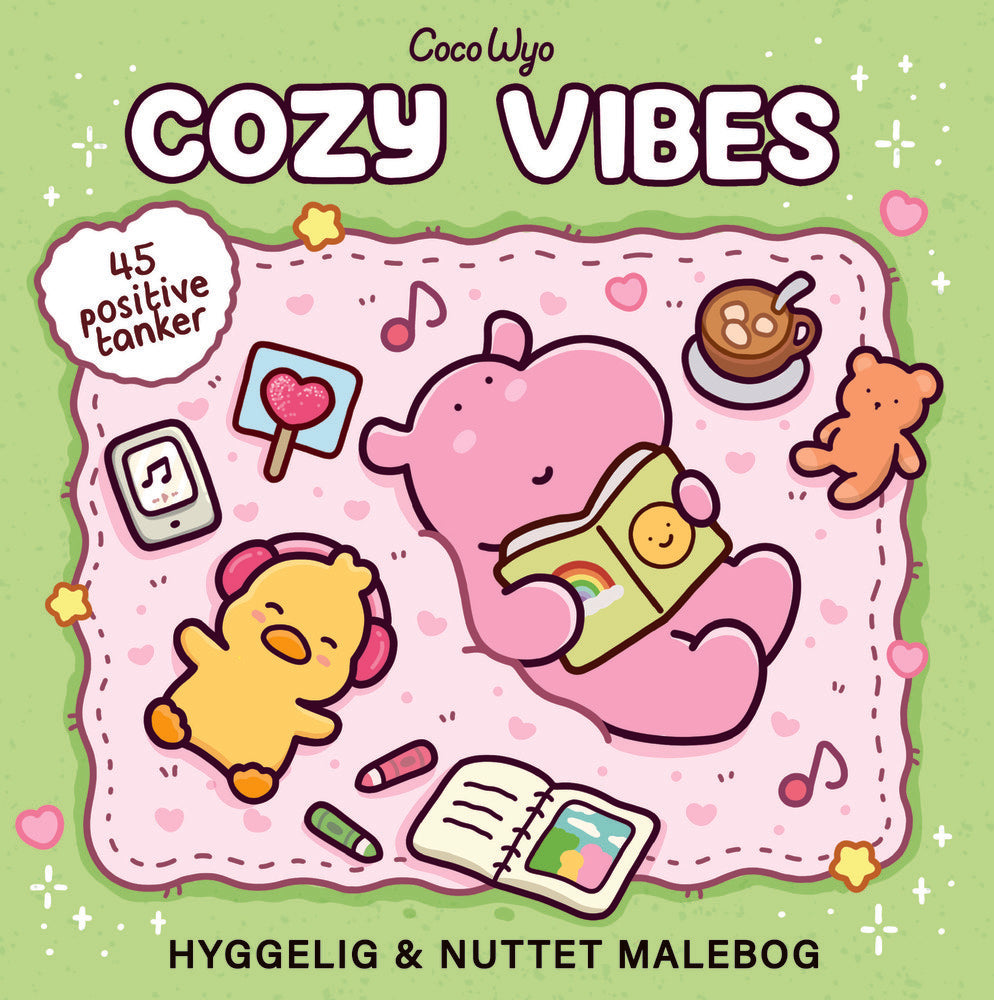 D1 Malebog: Cozy Vibes - Cozy Coloring