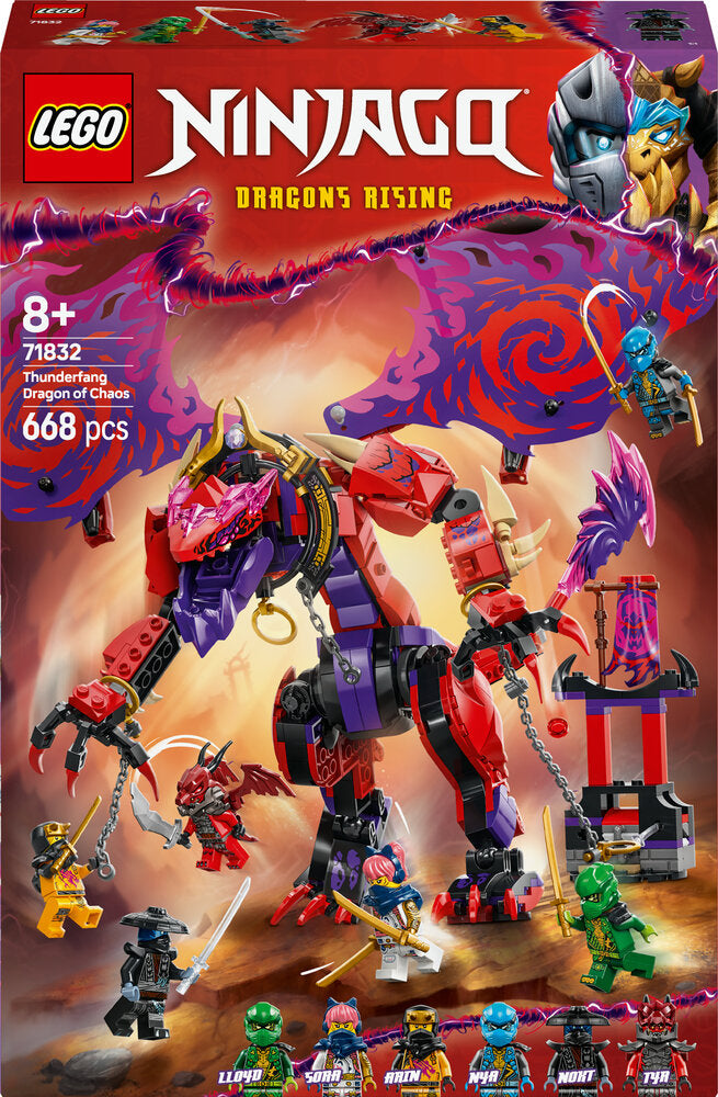 D3 71832 LEGO Ninjago Kaosdragen Thunderfang