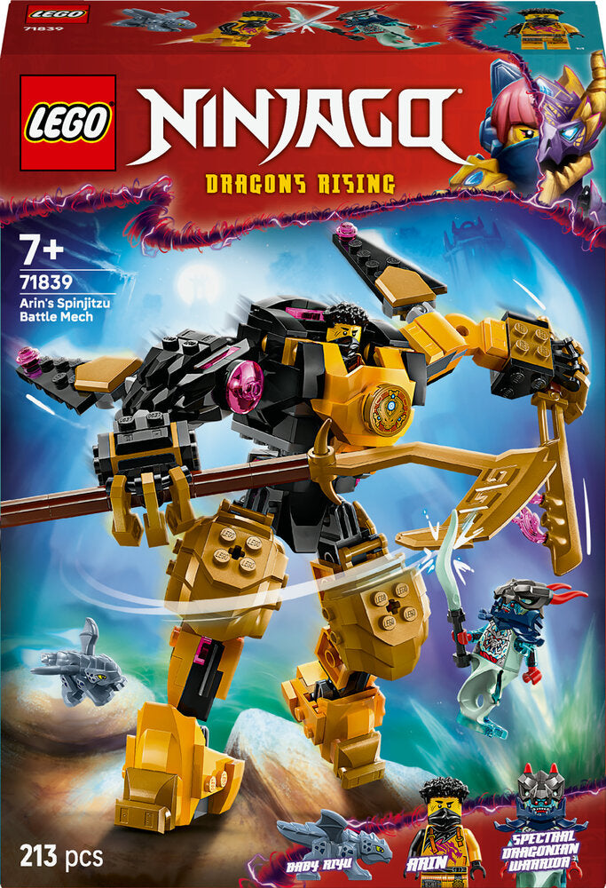 D3 71839 LEGO Ninjago Arins Spinjitzu-kamprobot