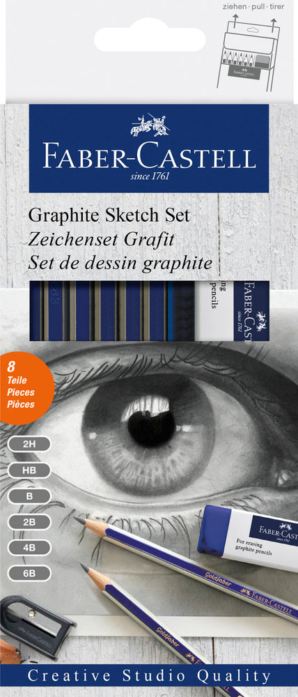 D2 Blyantsæt goldFaber sketch sæt