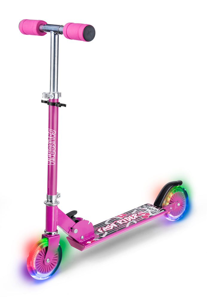 D2 Løbehjul med lys pink