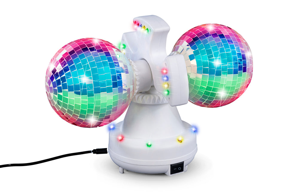 D1 TWIN KUGLER MED RAINBOWLYS
