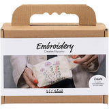 Broderi Mini DIY Kit kosmetiktaske creme