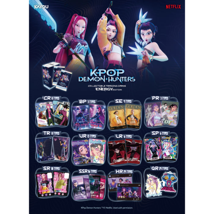 K-Pop Demon Hunters energy edition cards