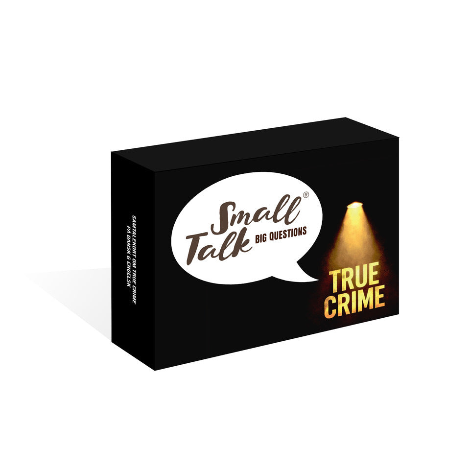 Small Talk Big Questions TRUE CRIME Samtalekort