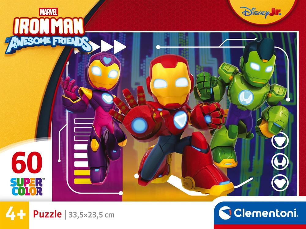 Puslespil CLEMENTONI  Marvel Iron Man 60 brikker