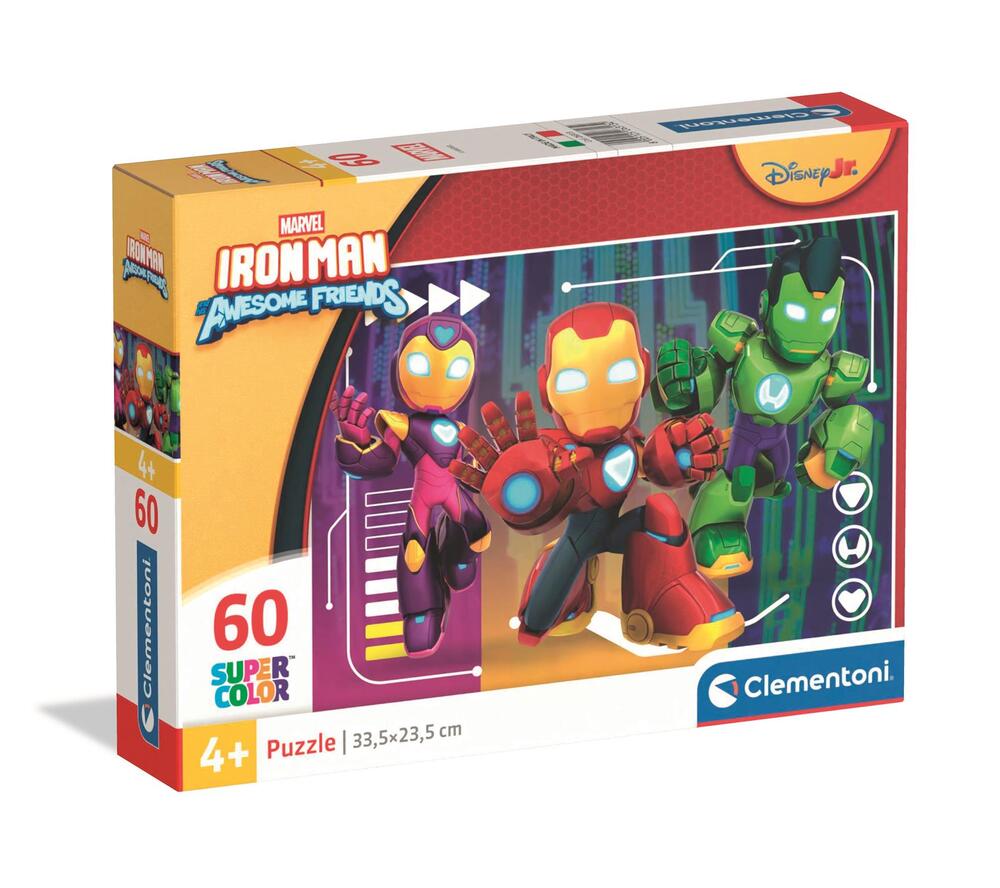 Puslespil CLEMENTONI  Marvel Iron Man 60 brikker