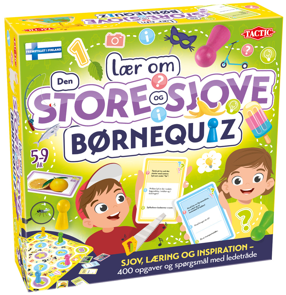 Lær Om Den Store og Sjove Børnequiz